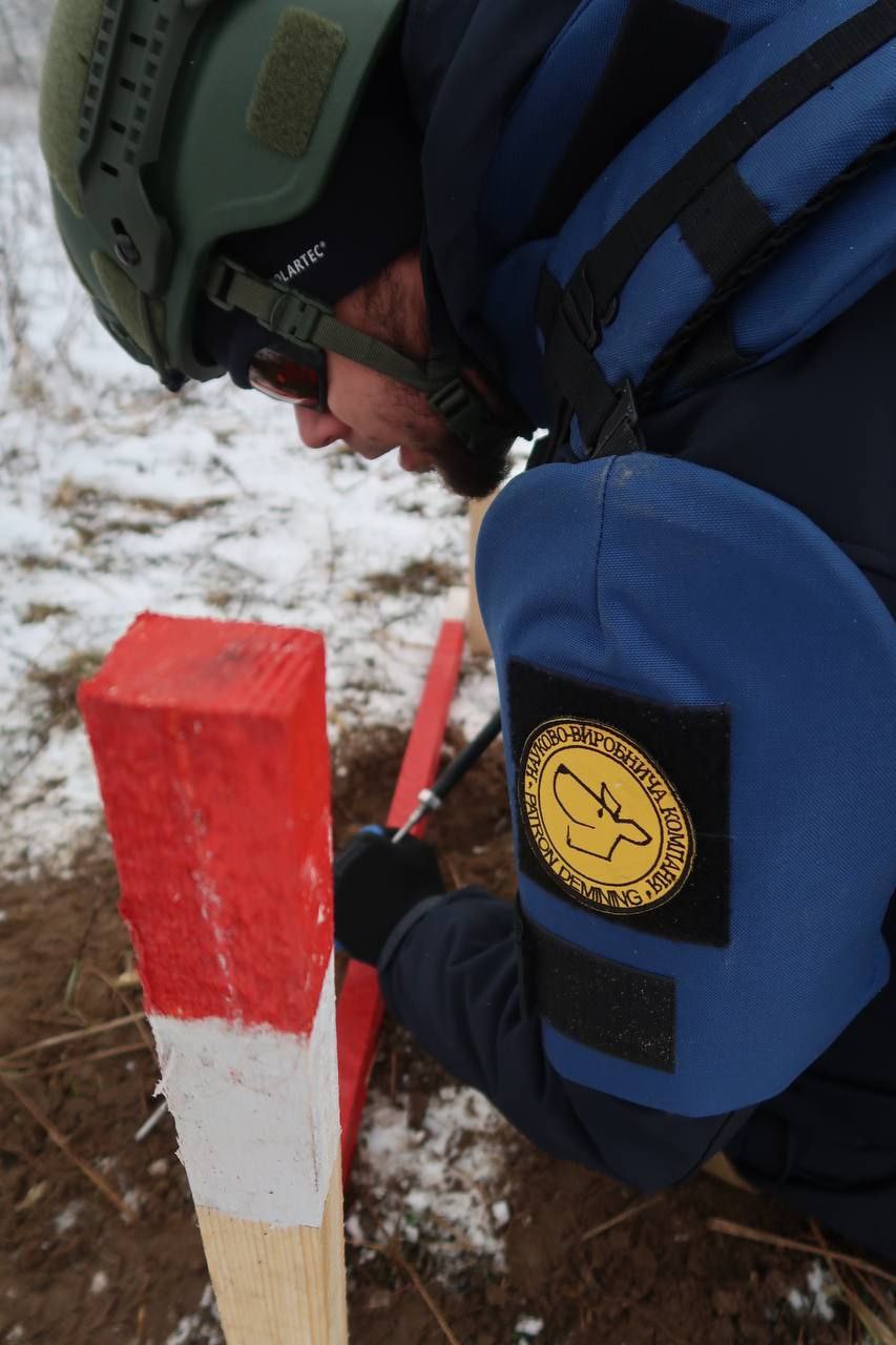 Practical training on humanitarian demining