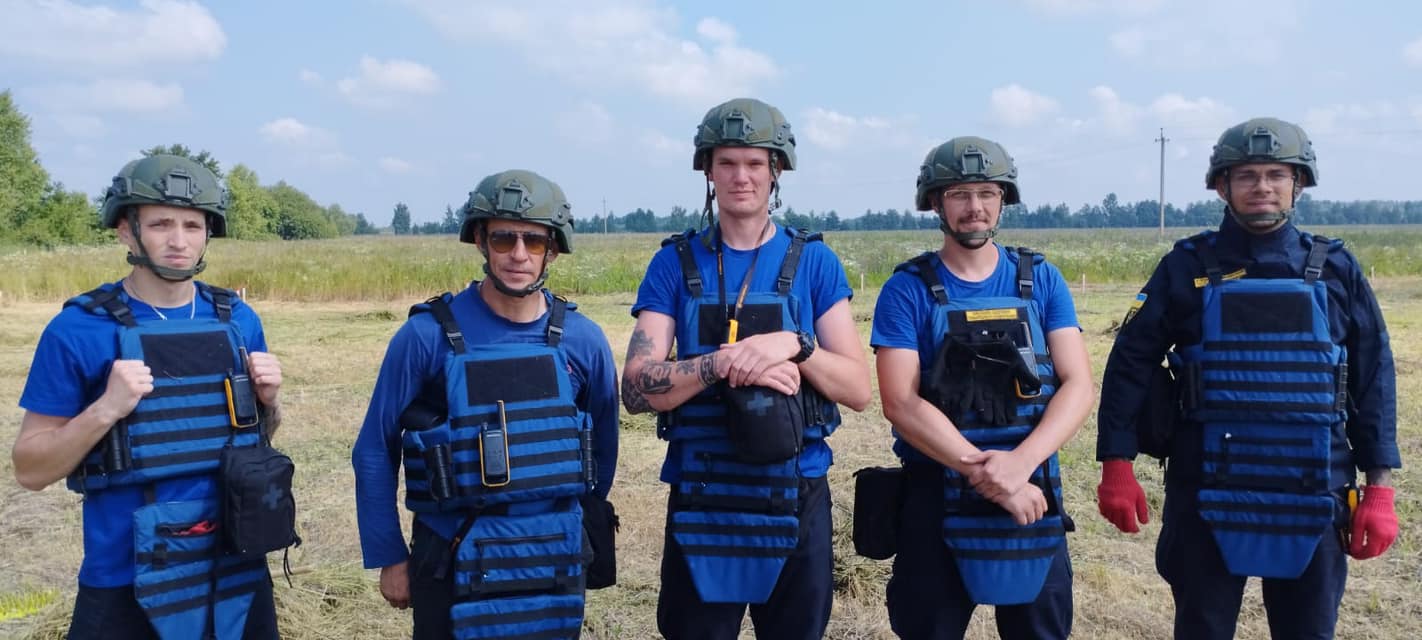 Demining works on the territories of Makarivska community of Bucha district, Kyiv region, started